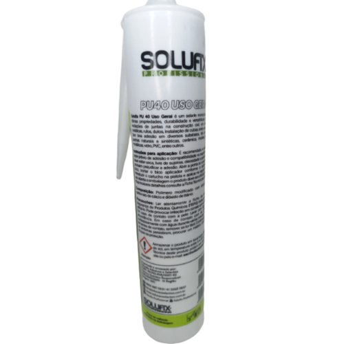 Pu 40 Uso Geral Cinza Tubo 380Gr Solufix