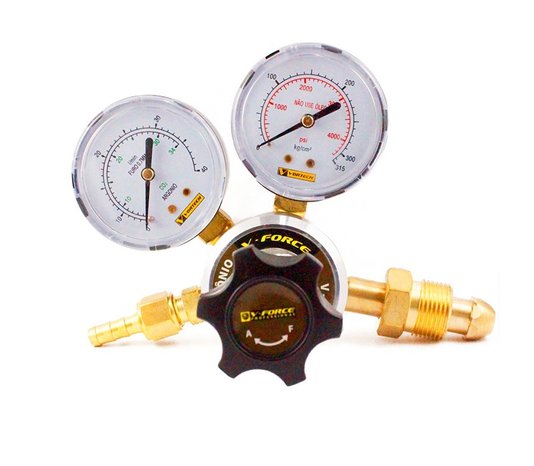Regulador De Pressão Para Argônio VF-3 Linha V-Force Vortech