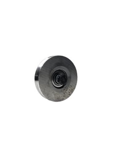 Roldana Aço 5" Com Cava V 19mm Com Parafuso Kit Com 2 Un.