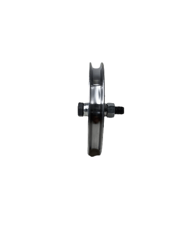 Roldana De Aço 2.1/2'' Com Cava V 19mm Com Parafuso
