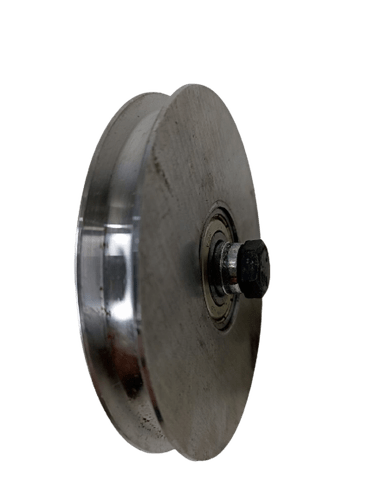 Roldana De Aço 2.1/2'' Com Cava V 19mm Com Parafuso