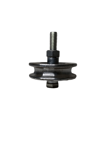 Roldana De Aço 2'' Cava U 16mm Com Parafuso 5/16''