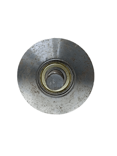 Roldana De Aço 3'' Com Cava V 28mm Com Pino