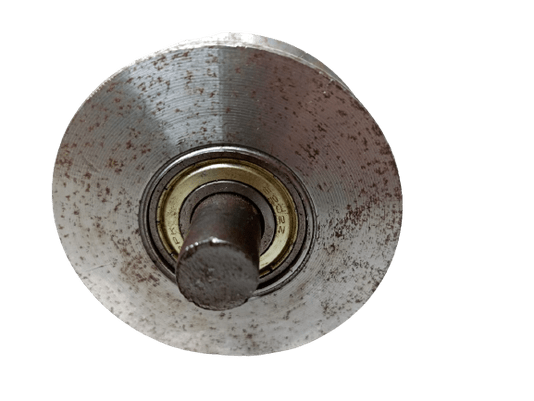 Roldana De Aço 3'' Com Cava V 28mm Com Pino