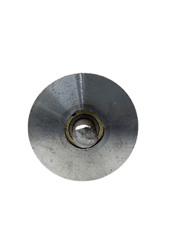 Roldana De Aço 3'' Com Cava V 28mm Com Pino