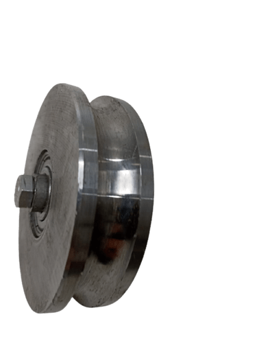 ROLDANA AÇO 4 X 28 MM U FERRO 1/2 S/EIXO C/2 ROL  ZINC 