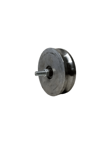ROLDANA AÇO 4 X 28 MM U FERRO 1/2 S/EIXO C/2 ROL  ZINC 