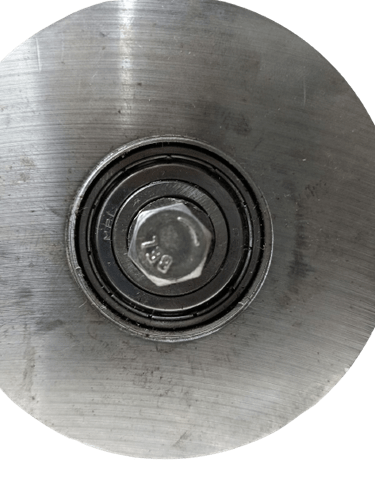 ROLDANA AÇO 4 X 28 MM U FERRO 1/2 S/EIXO C/2 ROL  ZINC 