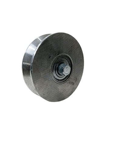 ROLDANA AÇO 4 X 28 MM V S/EIXO C/2 ROLAMENTO ZINC (C/PARAF)