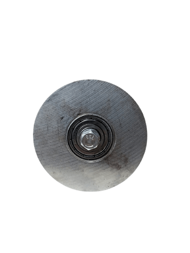 ROLDANA AÇO 4 X 28 MM V S/EIXO C/2 ROLAMENTO ZINC (C/PARAF)