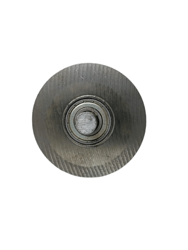 Roldana De Aço 4'' Com Cava 16mm Quadrada 10x10 Com Pino