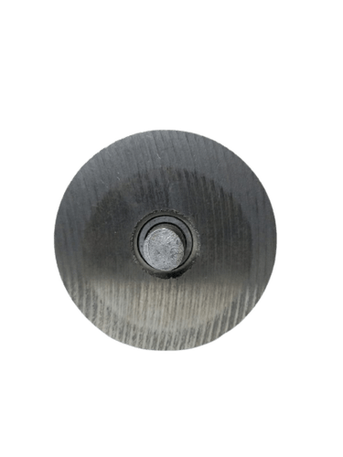 Roldana De Aço 4'' Com Cava 16mm Quadrada 10x10 Com Pino