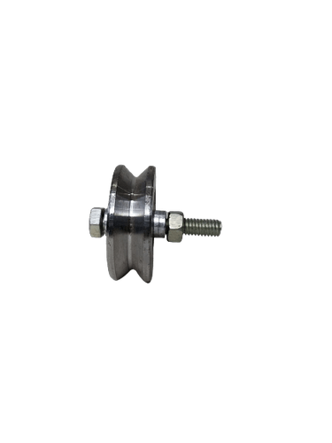 Roldana De Aço De 2'' Com Cava V 16mm Com Parafuso 5/16''