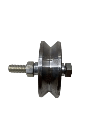 Roldana De Aço De 2'' Com Cava V 16mm Com Parafuso 5/16''