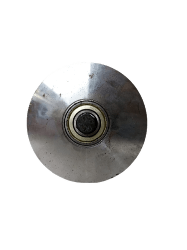 Roldana Aço Dupla 5" Cava 32mm Perfil V 20mm Com Parafuso