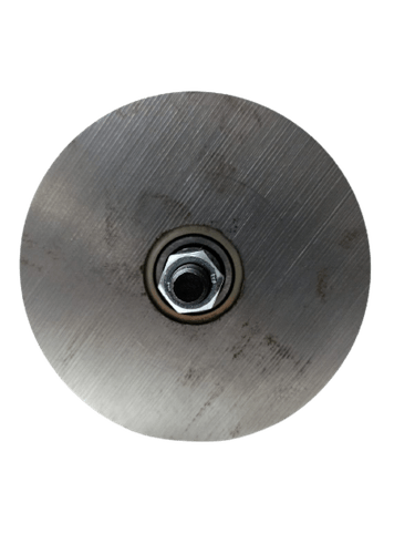 Roldana Aço Dupla 5" Cava 32mm Perfil V 20mm Com Parafuso
