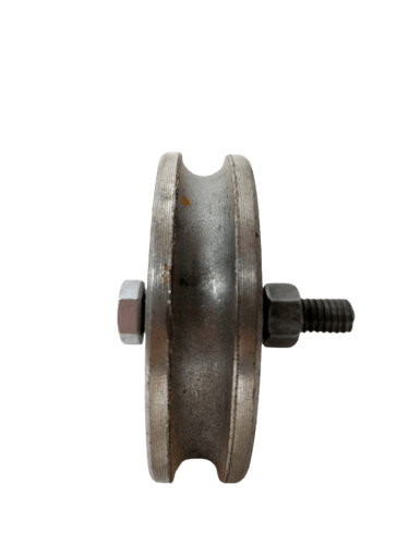 Roldana De Ferro Fundido 2.1/2" Com Perfil "U" Com Parafuso 