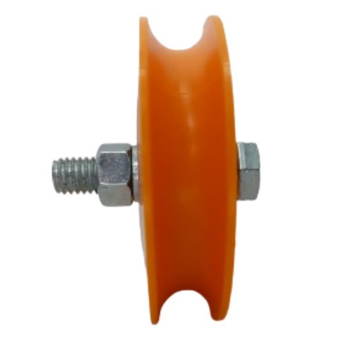 Roldana De Nylon 3"x20mm U Para Portão De Correr
