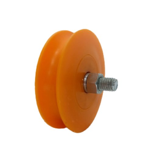 Roldana De Nylon 3"x20mm U Para Portão De Correr