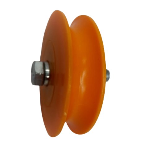 Roldana De Nylon 3"x20mm U Para Portão De Correr