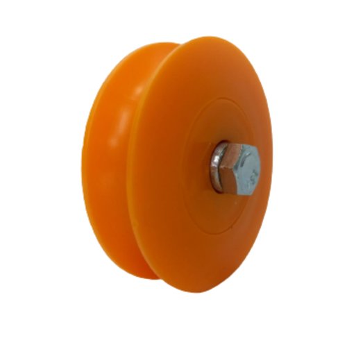 Roldana De Nylon 3"x20mm U Para Portão De Correr