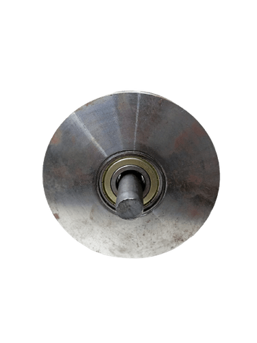 Roldana Dupla Aço 5" Cava 32mm Perfil U 20mm Com Pino