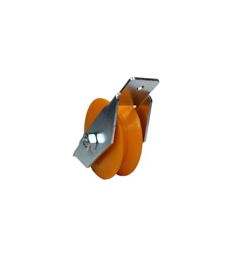 Roldana Em Nylon De 2.1/2'' Cava V Com Caixa Aberta