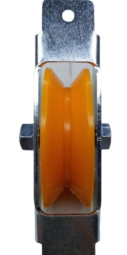 Roldana Em Nylon De 2.1/2'' Cava V Com Caixa Aberta
