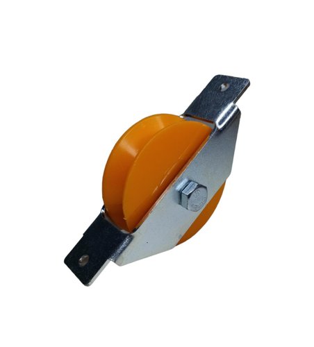 Roldana Em Nylon De 2.1/2'' Cava V Com Caixa Aberta