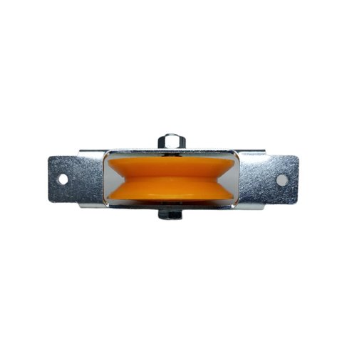 Roldana Em Nylon De 2.1/2'' Cava V Com Caixa Aberta
