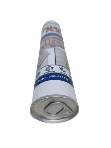 Selante de Poliuretano PU 40 Flex Cinza Solufix 300ml/345g