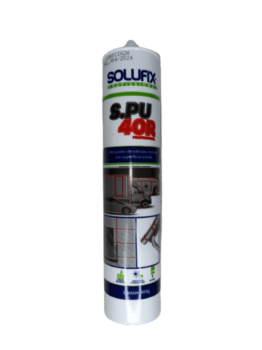 Selante Híbrido S.PU 40R Cinza Solufix 400g