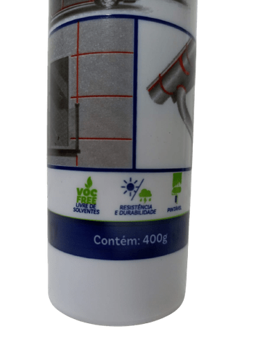 Selante Híbrido S.PU 40R Cinza Solufix 400g