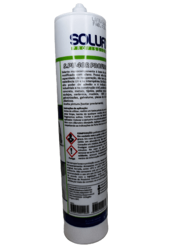 Selante Híbrido S.PU 40R Cinza Solufix 400g