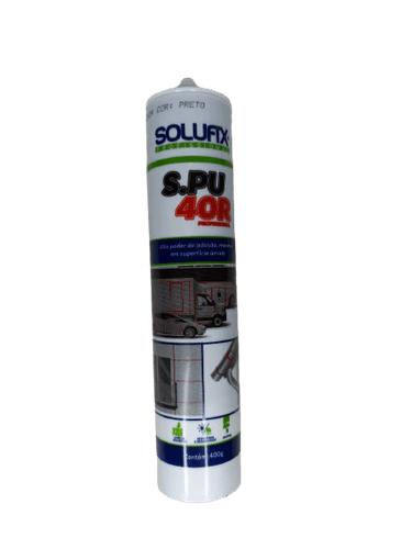 Selante Híbrido S.PU 40R Preto Solufix 400g