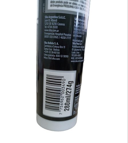 Silicone Acético Incolor 280ml/274g Sika