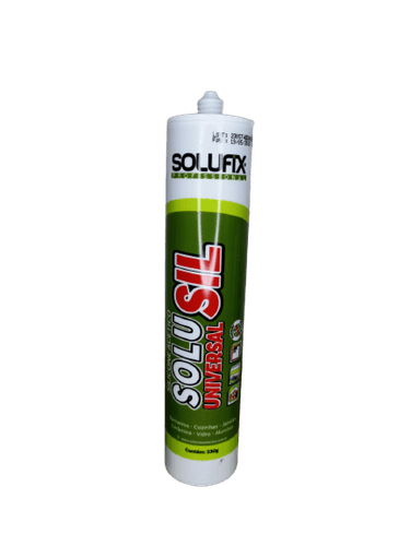Silicone Acético Incolor Universal 230g Solufix