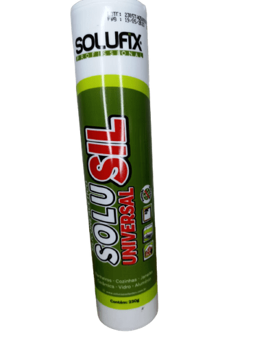 Silicone Acético Incolor Universal 230g Solufix
