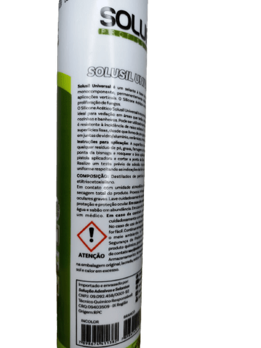 Silicone Acético Incolor Universal 230g Solufix