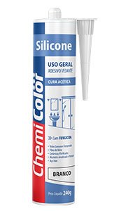 Silicone Acético Uso Geral Branco Chemicolor 240G