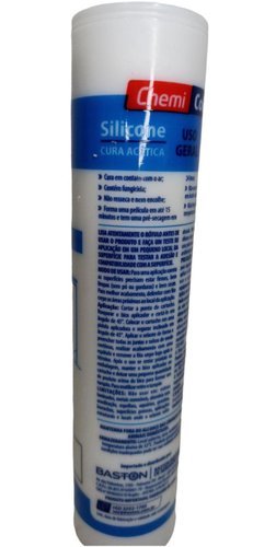 Silicone Acético Uso Geral Preto Chemicolor 240G