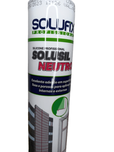 Silicone Neutro Incolor Profissional 280g Solufix 