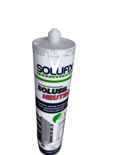 Silicone Neutro Incolor Profissional 280g Solufix 