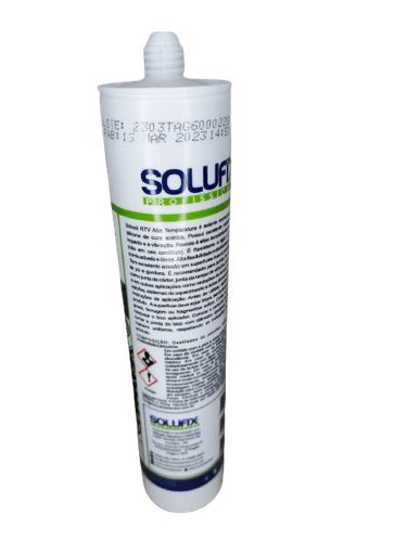 Silicone Solusil Alta Temperatura Vermelho Acético 270g Solufix