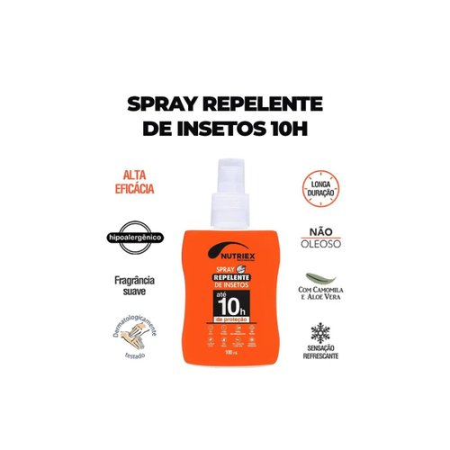 Spray Repelente de Insetos 100 ml Nutriex