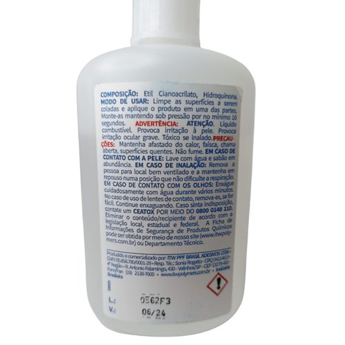 Superciano Adesivo Instantêneo 100g 