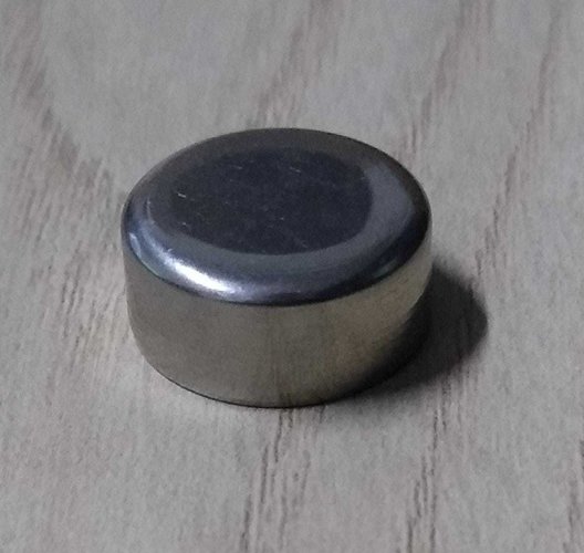 Tampa De Inox 304 Reta Para Tubo 3/4''