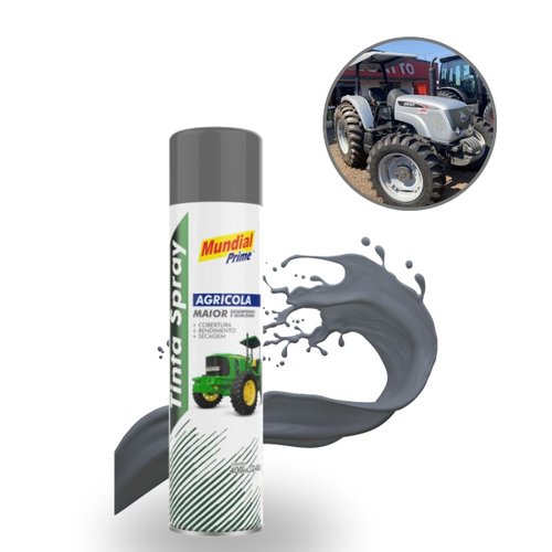 Tinta Spray Agrícola Cinza Kuhn Mundial Prime