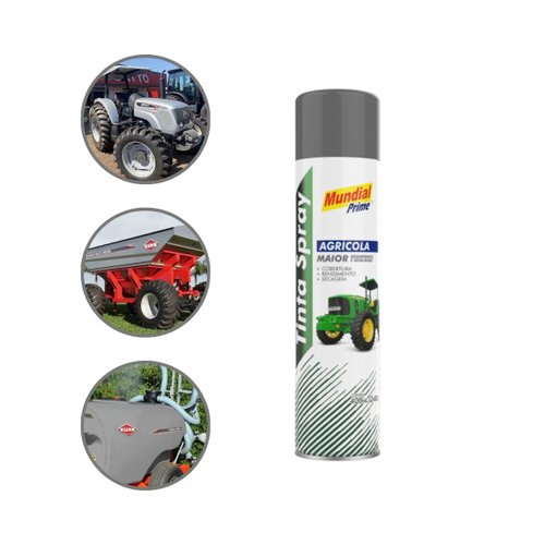 Tinta Spray Agrícola Cinza Kuhn Mundial Prime