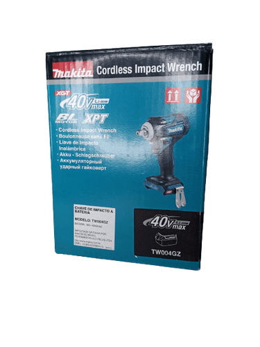 Chave De Impacto A Bateria 40V TW004GZ Makita + Brinde 